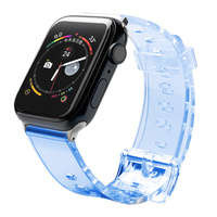 Curea de lumină de silicon strap brățară pentru ceas 6 / 5 / 4 / 3 / 2 (44mm / 42mm) albastru