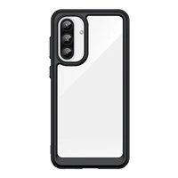 Husă pentru spațiul cosmic pentru husă Samsung Galaxy A36 cu ramă flexibilă - neagră