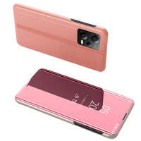 Husa Case husa Clear View pentru Xiaomi Redmi Note 12 Pro + flip cover roz Case