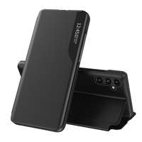 Husa Case husa Eco Leather View pentru Samsung Galaxy A14 cu suport flip negru Case