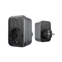 Incarcator adaptor de rețea de 30W (2xUSB/USB C/AC) / Adaptor UE - EU 13A Ugreen CD314 - negru