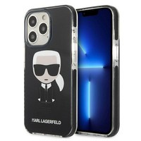 Husa KARL LAGERFELD Apple iPhone 13 13 Pro Iconik Karl Karl Black Hardcase