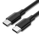 Cablu USB-C placat cu nichel UGREEN 1,5 m (negru)