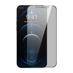 Folie sticla cu filtru de confidențialitate de 0,3 mm Baseus pentru iPhone 12 Pro Max