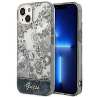 Husa Apple iPhone GUESS 14 Plus Porcelain Collection Grey Hardcase