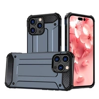 Husa blindata Hybrid Armor pentru iPhone 16 Pro - albastra