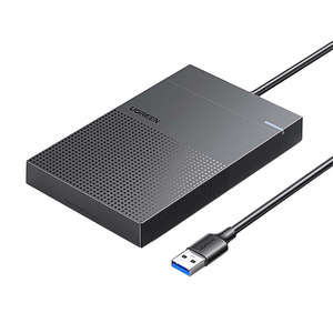 UGREEN CM471 Carcasă externă de 2,5" pentru HDD/SSD, USB-A 3.2 Gen 1 5Gbps (negru)