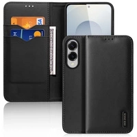 Husă Dux Ducis Hivo Samsung Galaxy S25 Edge cu clapă și protecție RFID - neagră