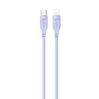 Cablu USAMS USB-C la Lightning PD Fast Charging 1.2m 20W Lithe Series violet/violet SJ566USB03 (US-SJ566)