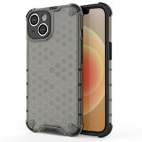 Husa husa iPhone Husă hibridă blindată Honeycomb 14 Plus negru Case