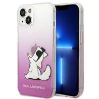 Husa Apple iPhone KARL LAGERFELD 14 Plus Choupette Fun Pink Hardcase