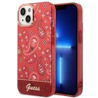 Husa Apple iPhone GUESS 14 Plus Bandana Paisley Red Hardcase