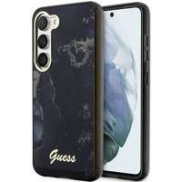 Husacase Guess GUHCS23MHTMRSK S23 Plus S916 negru/negru tare Colecția Golden Marble Case