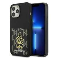 Husa Apple iPhone KARL LAGERFELD 13 Pro Max Max Karlimals Cardslot Black Hardcase