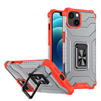 Inel de cristal Case hibrid blindat husa acoperire + magnetic suport iPhone 12 mini roșu