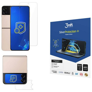 3mk Folia Silver Protect+ Sam F721 Z Flip4 Antimicrobial montat pe suport umed - pliabil ecran