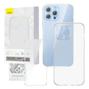 Kit de protecție Baseus Corning transparent husa și folie sticla pentru iPhone 13 Pro