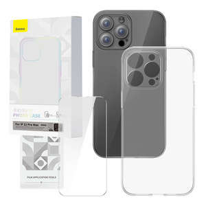 Kit de protecție Baseus Corning transparent husa și folie sticla pentru iPhone 12 Pro Max