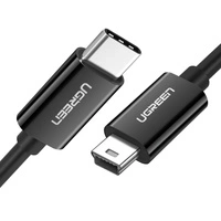 Cablu USB-C la Mini USB UGREEN US242, 1m (negru)