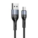 Braided Cable USAMS U55 Micro USB 2A 1m SJ450USB01 US-SJ450 Black