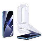 folie sticla iPhone Joyroom Easy Fit Full Screen cu suport de montare pentru 14 Plus (6,7") (JR-DH11)