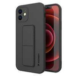 Wozinsky Kickstand Case carcasă flexibilă din silicon cu stand iPhone XS Max negru