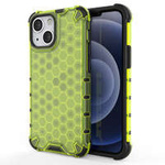 Honeycomb husa husă blindată cu ramă de gel iPhone 13 mini verde