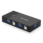 UGREEN Comutator KVM VGA cu 2 porturi, negru