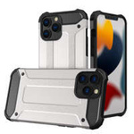 Hibrid Armor hibrid blindat husa hărtie de protecție iPhone 13 Pro argintiu