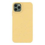 Eco Case husa la iPhone 11 Pro silikonou caz de acoperire pentru telefonul galben