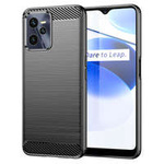 Case husanounou Carbon Realme C35 flexibil siliko carbo capac negru