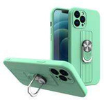 Inel Case silikonou husa cu suport deget și suport pentru Samsung Galaxy A72 4G mint