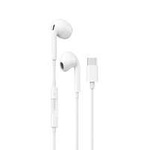 Dudao casti in-ear cu conector USB tip C alb (X14PROT)