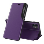 Eco piele View Case caz elegant husa cu clapetă și funcție de suport iPhone 13 Pro violet