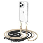 Husa Tech-protect Flexair Chain MagSafe iPhone 15 Pro Max Black &amp; Beige Case