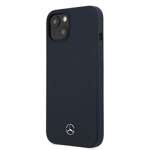 Case MERCEDES Apple iPhone 13 Mini Silicone Line Navy Blue Hardcase