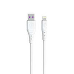 Dudao cablu Cablu USB - Lightning 6A 1 m alb (TGL3L)