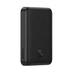 Baseus Mag MagSafe cablu netic Mini powerbank cu încărcare inductivă 15W / încărcare rapidă PD QC 20W 10000mAh negru (Overseas Edition) + Xiaobai Series USB-C - USB-C 60W 3A 0.5m negru