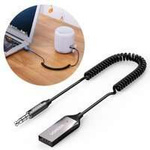 Ugreen Receptor audio Bluetooth 5.0 cablu Adaptor audio USB AUX jack negru (70601 CM309)