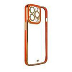 Case husa iPhone Moda pentru 12 capac de gel cu ramă de aur roșu