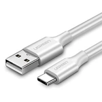 Cablu USB-C QC3.0 placat cu nichel UGREEN 2m (alb)