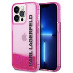 Husa iPhonecase Liquid Glitter Karl Lagerfeld 14 Pro 6.1" roz/roz tare Elong