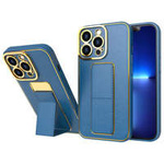 Case husa iPhone Nou Kickstand pentru 13 Pro Max cu stand albastru