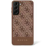Husacase Guess GUHCS23LG4GLBR S23 Ultra S918 maro/maro tare 4G Stripe Collection Case
