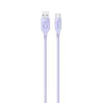 Cablu USAMS USB-C PD USB-C încărcare rapidă 1,2 m 6A Lithe Series violet/violet SJ568USB03 (US-SJ568)