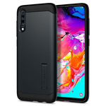 Husa SPIGEN Slim Armor Samsung Galaxy A70 Metal Slate Grey Case