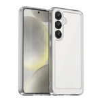 Husă pentru spațiul cosmic cu cadru de gel pentru Xiaomi Poco F7 Ultra - Transparentă