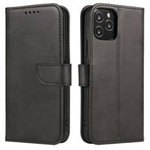 Magnet Case caz elegant husa flip cover cu funcția de stand Honor Magic3 Pro negru