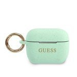 Husa GUESS Apple AirPods Pro Silicone Glitter GUACAPSILGLGN Verde Case
