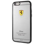 Husa FERRARI Apple iPhone  6 6S Clear Black Case